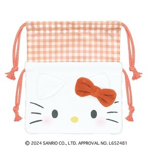 ■2025SS　新作■　サンリオキャラクターズ　2way巾着　ハローキティ