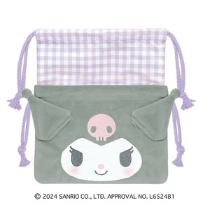 ■2025SS　新作■　サンリオキャラクターズ　2way巾着　クロミ