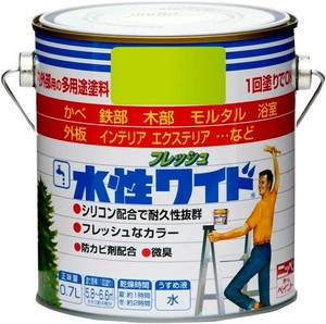ニッペホームプロダクツ 水性フレッシュワイド 0.7L 77 アップルグリーン