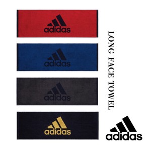 【adidas】AD-1907　アディダス　ロングフェイスタオル　綿100％
