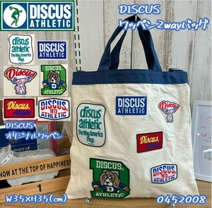 <2024年　新商品>【DISCUS/ディスカス】ワッペン　2WAY トート　ショルダー　バッグ