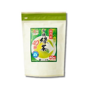 国内産有機緑茶ティーバッグ40P