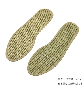 い草インソール 男性用 Mサイズ NA ストライプ柄 不織布タイプ 21-115s1