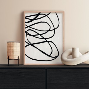 アートポスター【 scribble art 01 】 B3　A2　B2　A1　B1　30×40　40×50　50×70　60×90