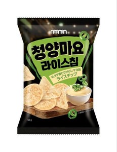 モクテライスチップ 青とうがらしマヨ味 50g 韓国菓子 お米チップス