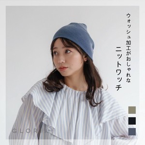 【2025春夏新作】【即納】ウォッシュドニットワッチ　帽子　ニット帽