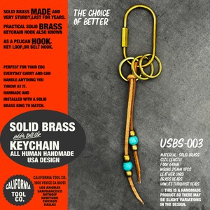 Key Ring Ain brass Key