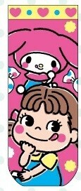 ジャガードソックス　ペコちゃん×マイメロディ　サンリオキャラクターズ