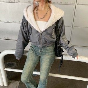 短款夹克 2WAY/两用 两面 立即发货 束腰夹克 短款
