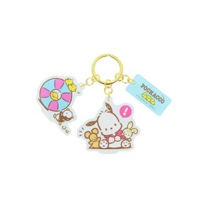 【キーホルダー】ポチャッコ 3連アクリルキーホルダー レトロ