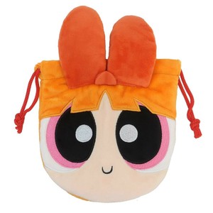 【巾着袋】パワーパフガールズ ぬいぐるみ巾着 ブロッサム