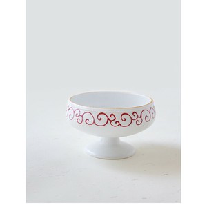 Hasami ware Side Dish Bowl Red Arita ware
