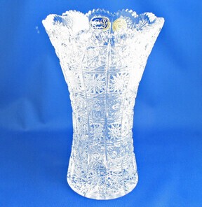 ボヘミア 500PKカット フラワーベース 35.5cm  80029-PK-355