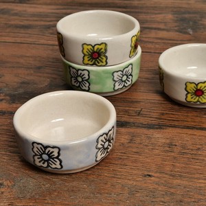 【再入荷24秋冬】ブルーポタリーミニトレイ　小皿　小鉢
