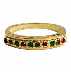 ゴールドヴィンテージリング KEYES 指輪 ヴィンテージアクセサリー カナダ製 キーズ 22KTゴールドプレート