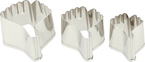 EBM　18-8　手造抜型　3Pcs　秋　銀杏　3093900