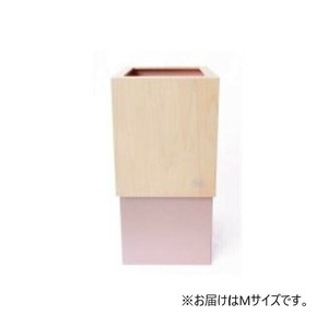 W CUBE Mサイズ ダブルキューブM ダストボックス 4L Cpk コーラルピンク YK09-020