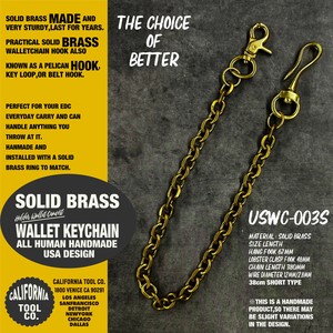 Key Ring Ain brass 38cm