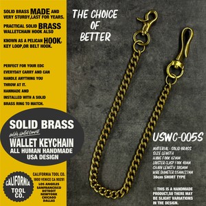 Key Ring Ain brass 38cm