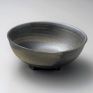刷毛目足付大鉢(信楽焼) 日本製 陶器 和食器