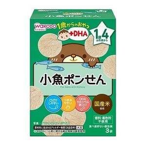 1歳からのおやつ＋DHA　小魚ポンせん 3g×3袋