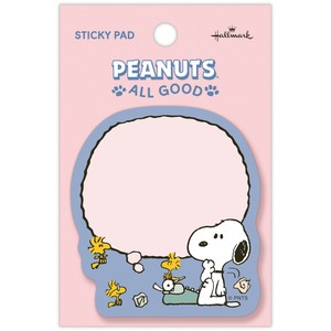 スヌーピー THINK 悩む【Peanuts All Good／付箋】