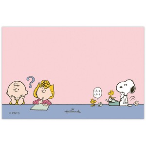 スヌーピー THINK 悩む【Peanuts All Good／ミニメッセージカードセット】