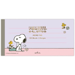 スヌーピー THINK 悩む【Peanuts All Good／メモパッド】