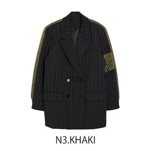 ストライプテーラードジャケット