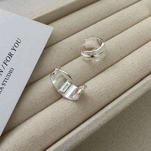 Pierced Earrings Silver Post silver [2024 NEW]