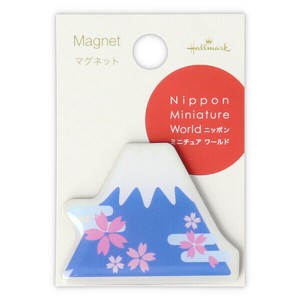 富士と桜II【マグネット／Nippon Miniature World ニッポンミニチュアワールド】