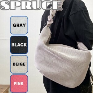 【ユニセックス】メッシュ A4 ギャザー 軽量｜トライフルメッシュショルダー （251001）