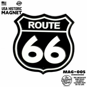 アメリカンマグネット　ブリキ　マグネット　ROUTE 66　ルート66　アメリカン雑貨　リサイクル　レトロ雑貨