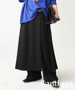 [antiqua] Cropped Pant Ladies fashion Bottoms Long