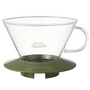 Kalita(カリタ)　ガラスドリッパー　WDG-185　05110・AG(グリーン)