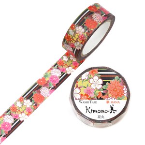 Washi Tape Flower Petals Kimono Beauty 15mm x 7m