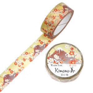 Washi Tape Japanese Plum Kimono Beauty 15mm x 7m