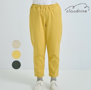 C/PU混 9分丈テーパードパンツ