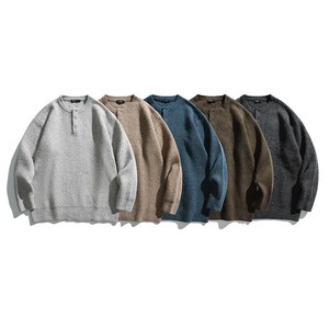 P19715 メンズ  2024秋冬新作 トップス ニット セーター  ヴィンテージ カーディガ 韓国風