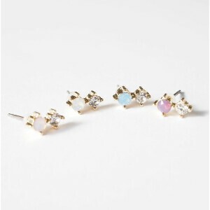 Pierced Earrings Titanium Post