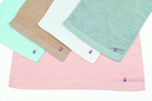 【特価品】今治　フェイスタオル　ブリスカラー　ブルー/ブラウン/ホワイト/グレー/ピンク