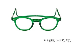 オーケー光学　老眼鏡クリックリーダー  ヴィンテージ  VEG  エメラルドグリーン+1.50