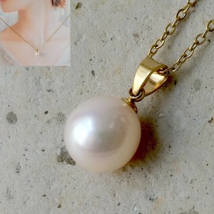 Gemstone Pendant Top Stainless Steel Pendant 10mm Made in Japan