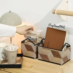 【定番商品】INSスタイル 収納ケース リモコン収納トレー シンプル デスクトップトレイ ティーバッグ収納