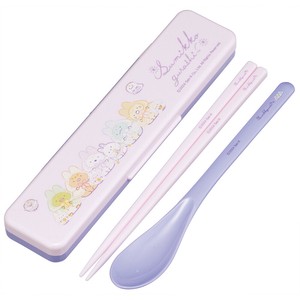 抗菌 音のならないコンビセット 箸18cm 【すみっコぐらし うさぎのふしぎなおまじない】 スケーター