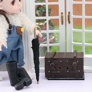 ミニ 家具模型 1:12 荷物PU木箱 置物  ドールハウス  ABQ168