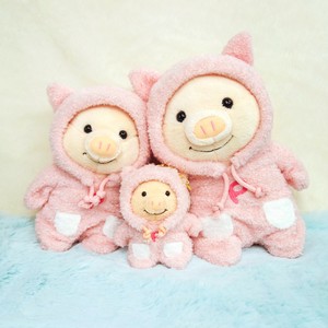 Animal/Fish Plushie/Doll Pig 3-types