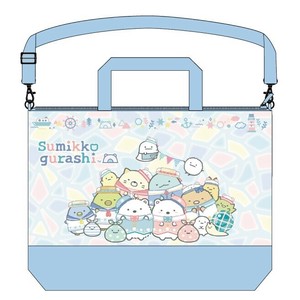 ファスナー2WAYトートバッグ　すみっコぐらし　しろくまのふるさと