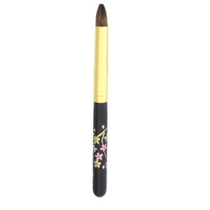 広島　熊野筆　メイクブラシ【竹宝堂】アイシャドーブラシ　小桜（黒軸）　カナダリス　WP S-9