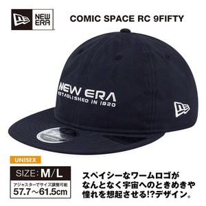ニューエラ 9FIFTY Retro Crown コミック スペース メンズ レディース UVケア スナップバック調節 ゴルフ